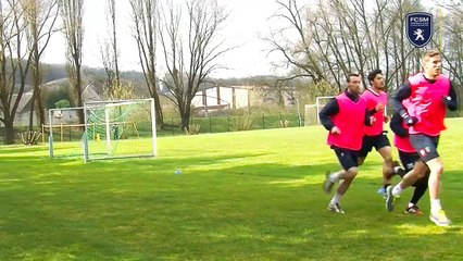 Séance physique à l'espace sportif des Pouges