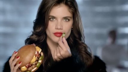 Victoria's Secret Stunner Sara Sampaio Gets Steamy With A Cheeseburger