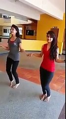 Indian Girls belly dance practice