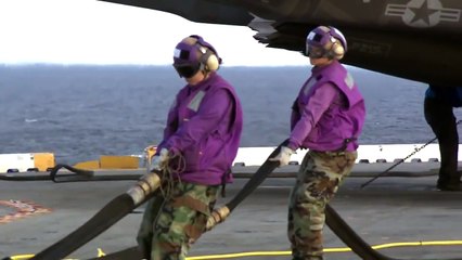 [軍事紀錄-JSF 聯合攻擊戰鬥機系列]F-35B STOVL 垂直短場起降型戰鬥機 編號BF-4 測試於美海軍兩棲攻擊航母的甲板起降作業 IN 2011
