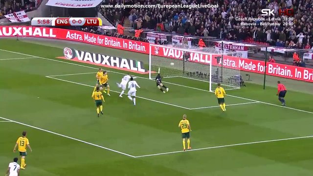 Wayne Rooney 1:0 | England - Lithuania 27.03.2015 HD