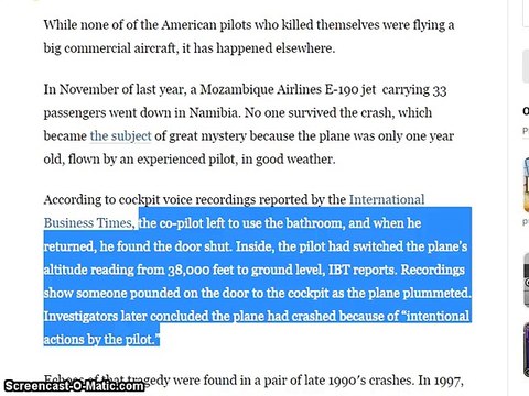 Germanwings Flight 9525 Shocking Similarities to LAM Mozambique Airlines Flight 470