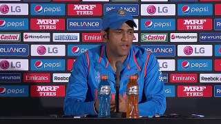 Dhoni Emotional Speech After winning aganist Bangladesh Worldcup 2015