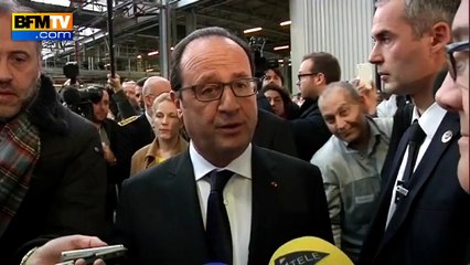 Industries en Moselle: "c'est un message de confiance, d'optimisme qui est là", juge Hollande