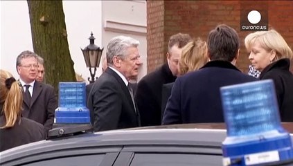 Almanya Cumhurbaşkanı Gauck acılı ailelerle bir araya geldi