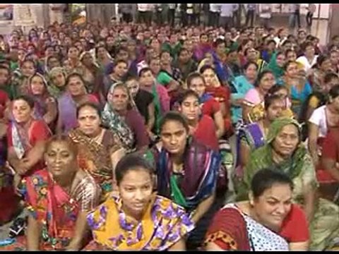 Anandiben Patel meets women at Gujarat Assembly in Gandhinagar