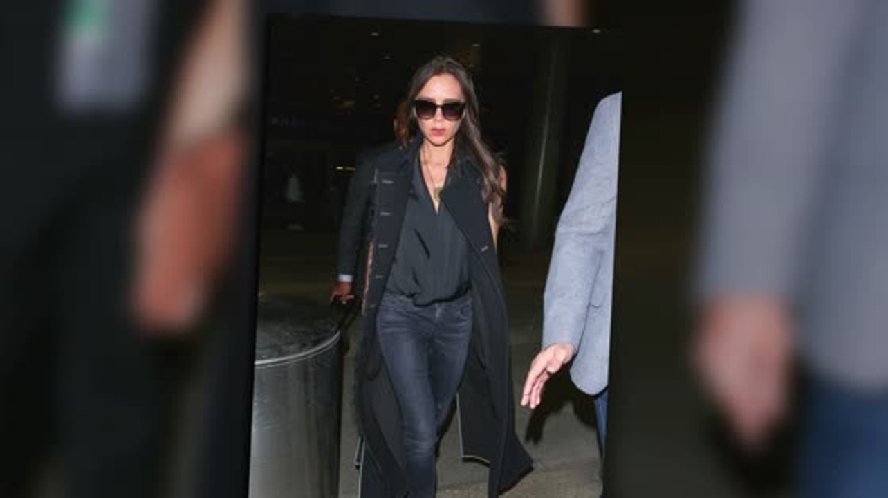 Victoria beckham und ihre familie reisen mit style