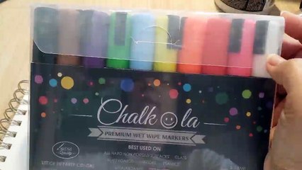Chalkola Chalk Markers - Great to use with water colors and for blending effects