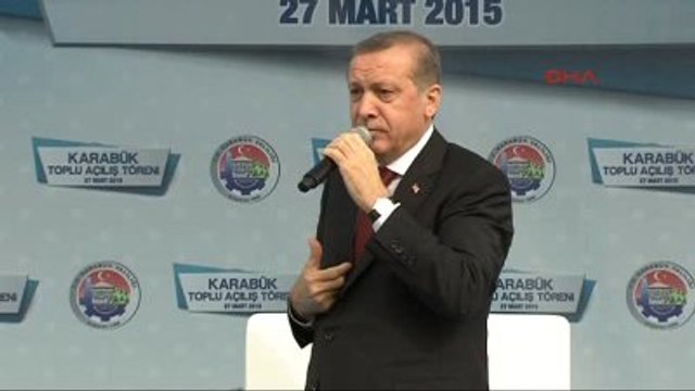 4- Cumhurbaşkanı Erdoğan Karabük'te Toplu Açılış Töreninde Konuştu