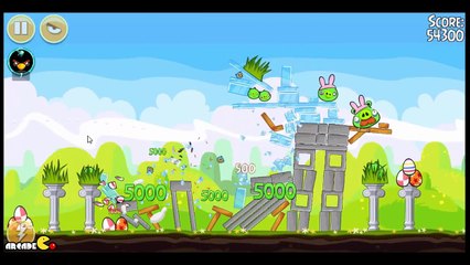 Angry Birds Easter Eggs Hunting ALL LEVEL 3 Star Walkthrough