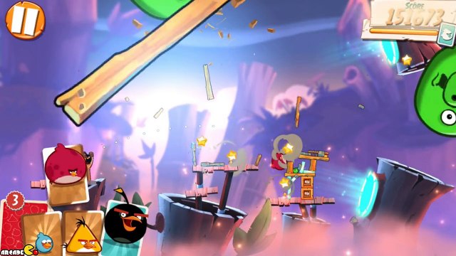 Angry Birds Under Pigstruction - 1st Place Daily Arena Tournament Sunday 3 24!(Hardest Level)