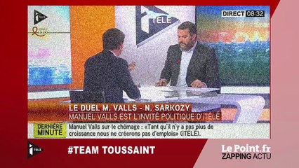 Manuel Valls -Nicolas Sarkozy, la guerre continue - Zapping du 27/03