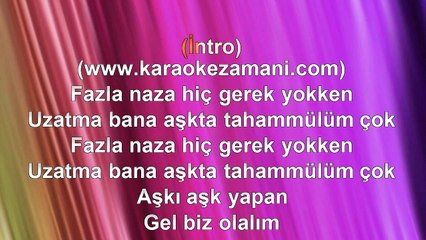 Aslı Hünel - Aşkla Yaşayalım - (2013) TÜRKÇE KARAOKE
