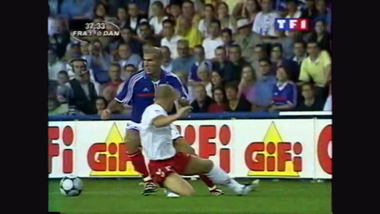 Zinedine Zidane vs Denmark 2001