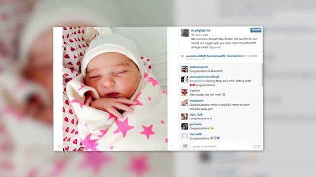 Molly Sims and Husband Welcome Baby Girl