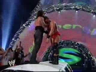 Undertaker Chokeslams Jbl on limusine