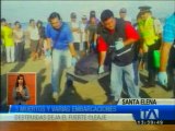 3 muertos deja el fuerte oleaje en Santa Elena