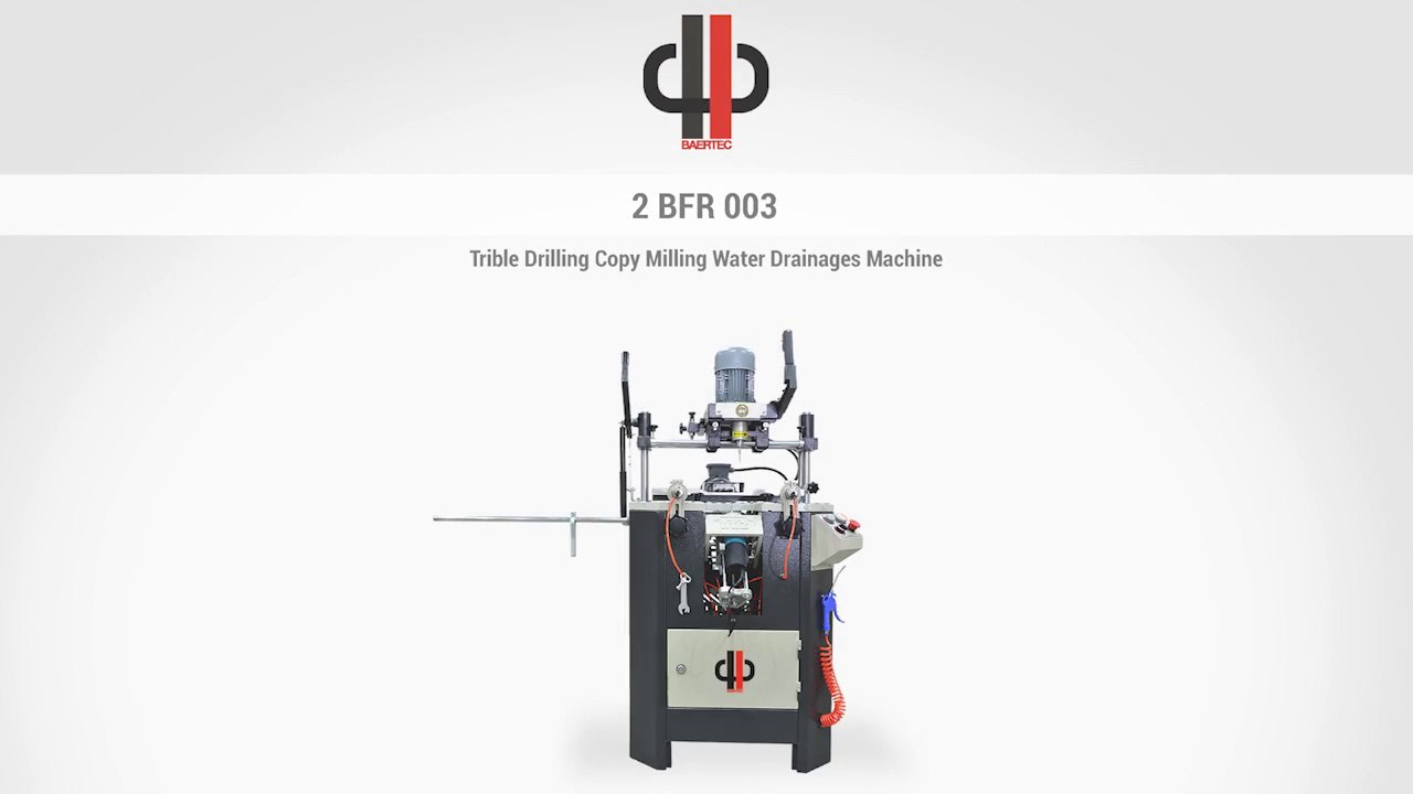 Trible Drilling Copy Milling Water Drainages Machine