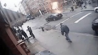 East Village Explosion Surveillance Video