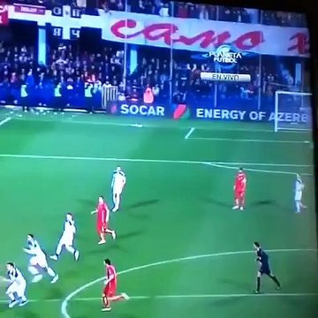 Igor Akinfeev headshot torch Montenegro - Russia _ Crna Gora