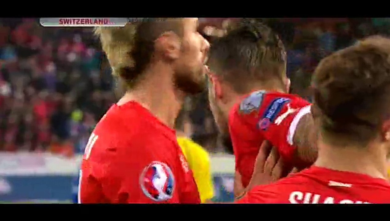 Goal Seferovic - Switzerland 3-0 Estonia - 27-03-2015