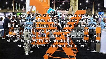 A new part of eBay: eBay Express