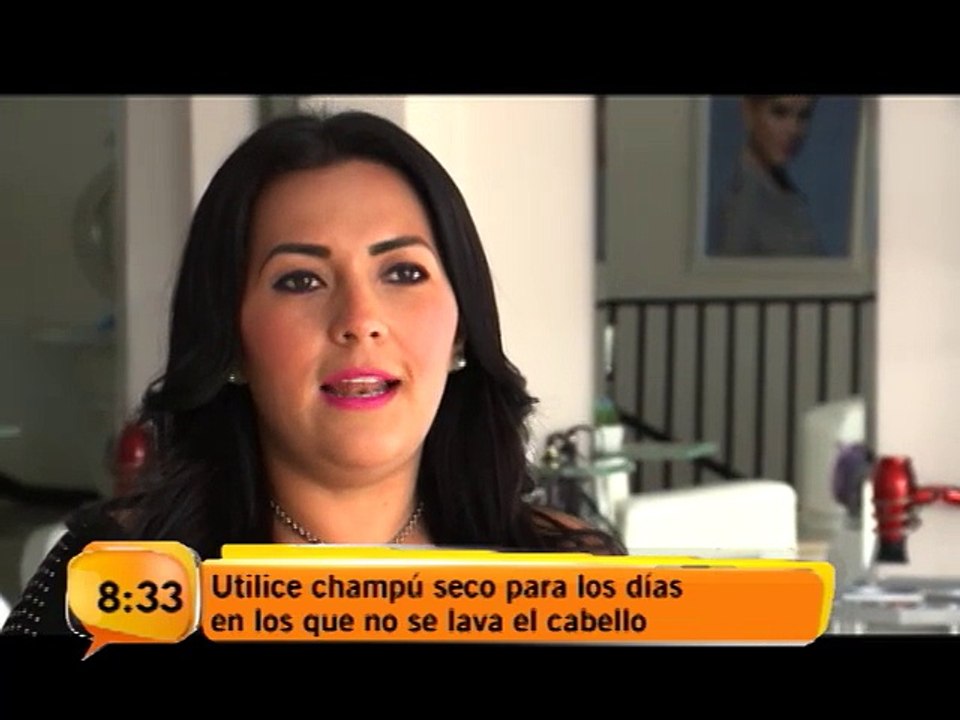 Utilice champú secos para los días que no se lava el cabello