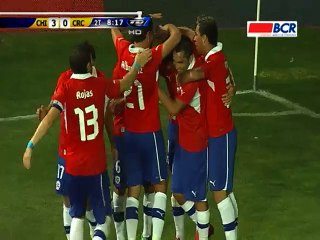 Gol: Chile 3 - Costa Rica 0