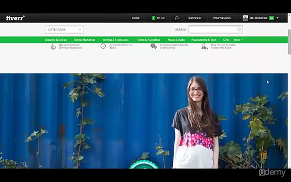 Fiverr course video 3