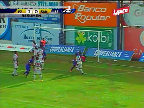 Pérez Zeledón respira en el fondo de la tabla al derrotar 3-1 al Santos