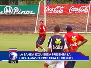 Oviedo y Díaz luchan por adueñarse de la banda izquierda en la Sele