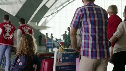 Jugadores del Barca llaman la atención en spot publicitario de Qatar Airways