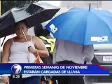 Las lluvias continuarán durante noviembre, anuncian expertos