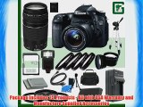 Canon EOS 70D Digital SLR Camera Kit with 18-55mm IS STM Lens and Canon EF 75-300mm III Lens