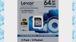 Lexar Platinum II 200x 64GB SDXC UHS-I Flash Memory Card LSD64GBSBNA2002 - 2 Pack