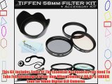 Tiffen 58mm Filter Kit For Nikon 50mm f/1.8G AF-S NIKKOR Lens for Nikon Digital SLR Cameras