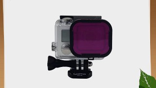 GoPro Hero4/3  Magenta Filter-Green Water Scuba Accessory