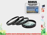 . 1  2  4  10 Close Up Filter Set For The Sony DSC-HX100V Digital Camera