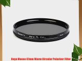 Hoya Moose 67mm Warm Circular Polarizer Filter