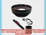 SAVEoN Lens Filter Kit includes 0.4x Aspherical Macro Wide Angle Lens   Lens Cleaning Pen