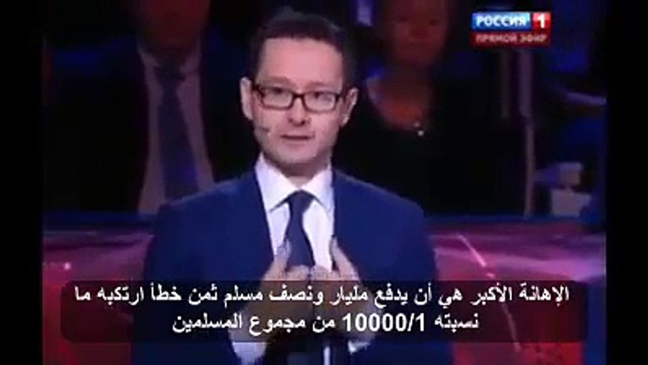 أسد من أسود الله يصدع بالحق على شاشة التلفزيون الروسي