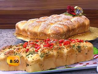 Receta: Pan salado en figura navideña