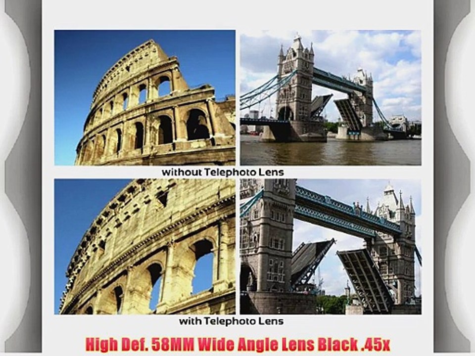 Ultimate Lens Package For Canon Powershot G12 G10 G11 Includes HD Wide Angle Lens   3.5X Telephoto