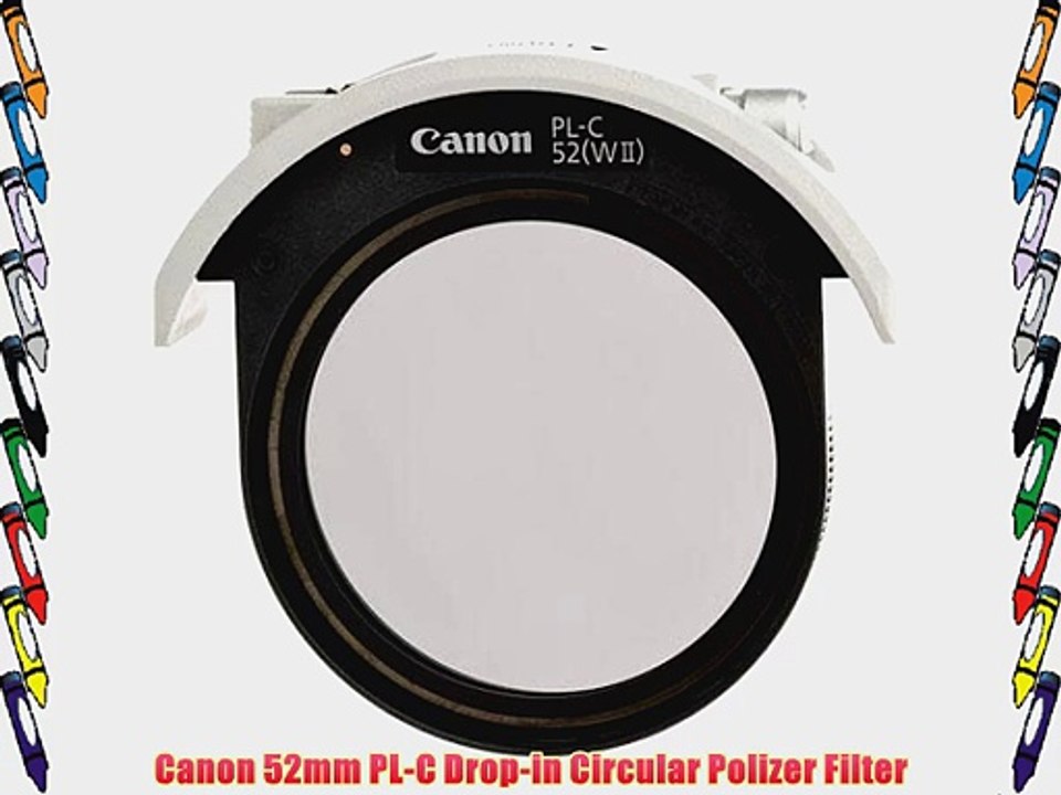 Canon 52mm PL-C Drop-in Circular Polizer Filter