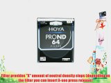 Hoya 82mm PRO ND 1000x Neutral Density Filter