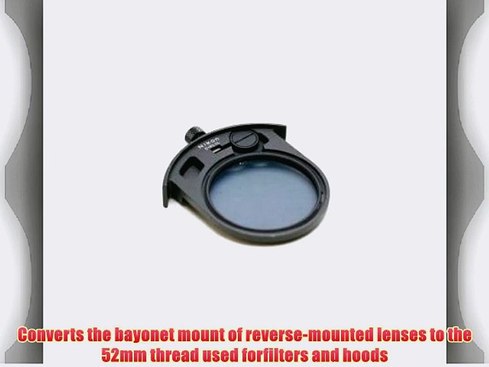 Nikon C-PL3L Slip-in 52mm Circular Polarizing Filter