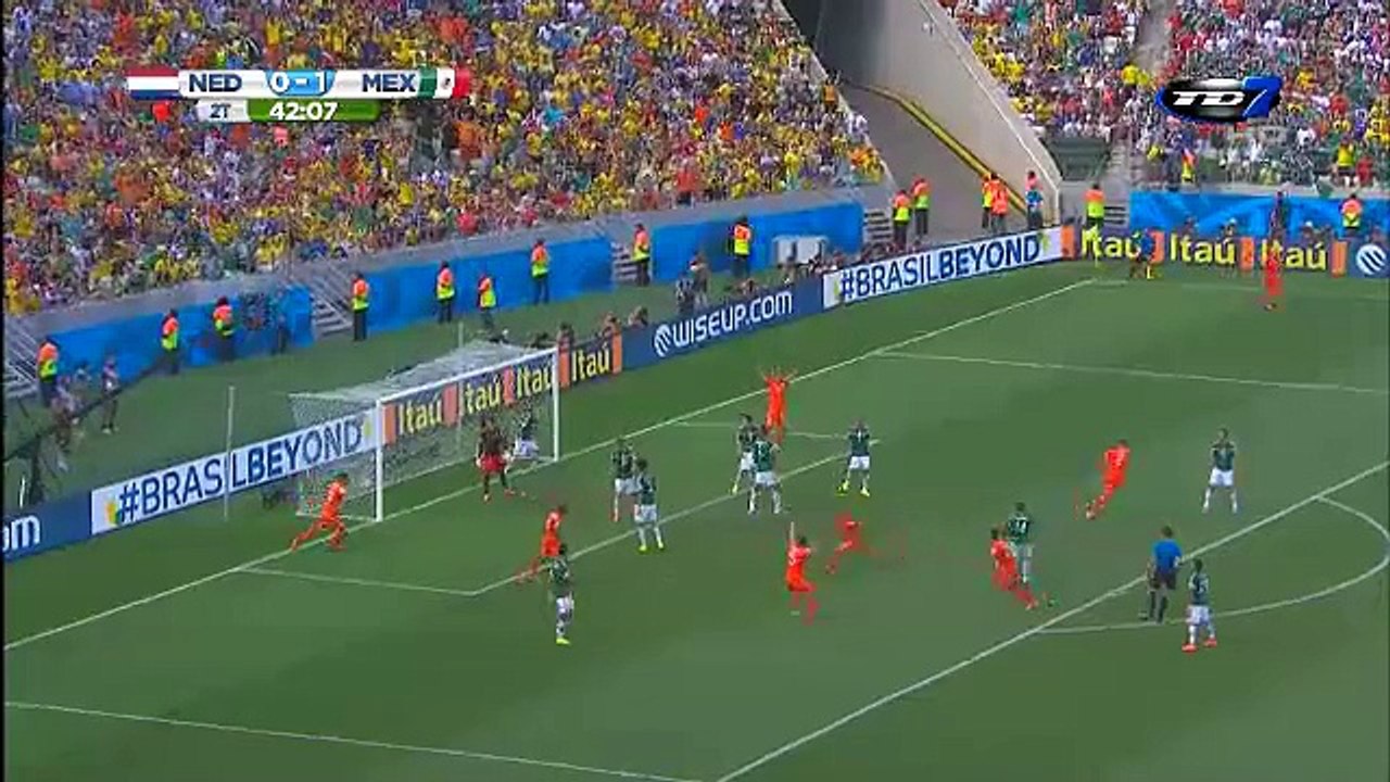 Gol México 1 - Holanda 1