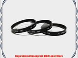 Hoya 52mm Closeup Set HMC Lens Filters