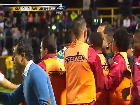 Gol: Saprissa 0 - 1 Santos