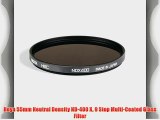 Hoya 55mm Neutral Density ND-400 X 9 Stop Multi-Coated Glass Filter